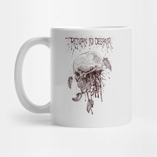 Skull and feather Mug